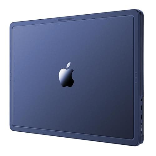 Soonjet CrackGuard for MacBook Air 15 inch Case | M5 M4 M3 M2 2026 2025-2023 | Anti-Crack Upgrade |100% Match Official Color | Hard Shell Laptop Cover | A3448 A3241 A3114 A2941 | Midnight Clear - Image 1