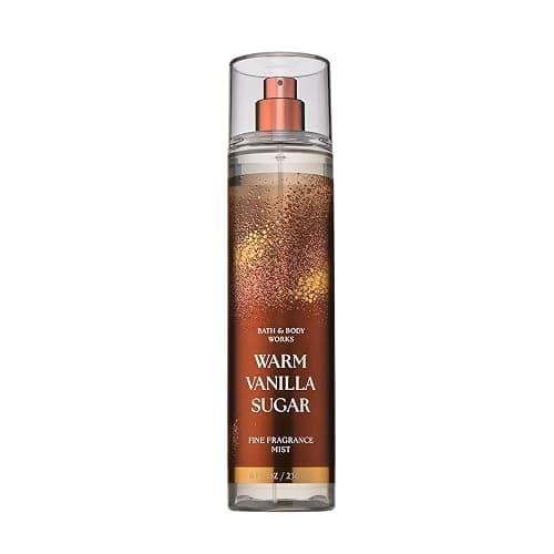 Bath & Body Works Warm Vanilla Sugar Fine Fragrance Mist, Body Spray & Perfume for Women, Long-Lasting Personal Fragrance, Sparkling Sugar and Sweet Vanilla Scent, 8 fl oz - 1 Pack - Image 1