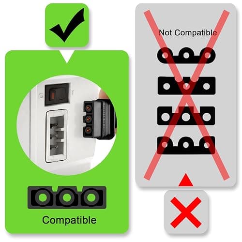 Brother Sewing Machine Pedal and Power Cord Replacement, Compatible with Brother #J00360051 1034D 1634D KD1902 LS1217 LS2125 LX2500 LX3014 LX3125 LX3817 VX1120 XM2701 XL2600i XL5130 XR65 XR3774 JX2517 thumbnail 4