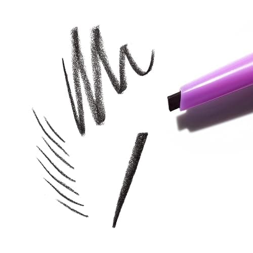 Kosas Brow Pop Eyebrow Pencil – Brow Pencil with Spoolie, Black thumbnail 3