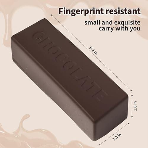 Slow Rising Squishy，Fidget Toys ，Adult Office Stress Relief Products，Stress Balls，Realistic Food Squishies for Adults, Stress Relief & Fidget Toys for ADHD (Dark Chocolate Bar-2Pcs) thumbnail 3
