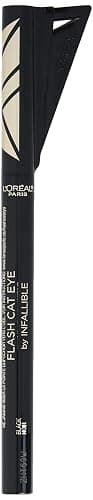 L'Oreal Paris Makeup Infallible Flash Cat Eye Waterproof Liquid Eyeliner, Black, 0.44 oz. thumbnail 4