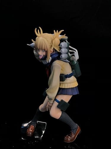 Noowye MHA Toga Himiko Figurine Statue Anime Toga Himiko Action Figurines 15 cm Statue de dessin animé Personnage Modèle PVC Décoration de bureau Ornements thumbnail 3