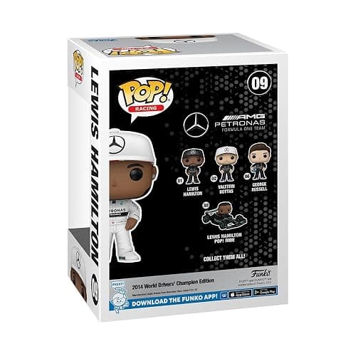 Funko POP! Racing: Racing - Lewis Hamilton with Helmet - Mercedes-Benz - Collectable Vinyl Figure - Gift Idea - Official Merchandise - for Kids & Adults - Sports Fans - Model Figure for Collectors thumbnail 3