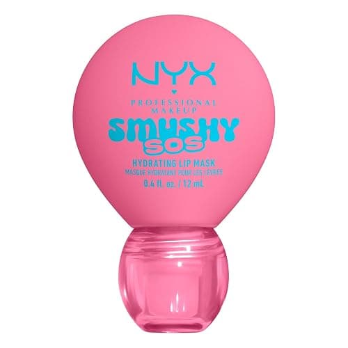 NYX Professional Makeup Smushy SOS, Hydrating Lip Mask, 12HR Hydration, Glossy Shine, Shade: Guava Glaze (Pink) - Image 1