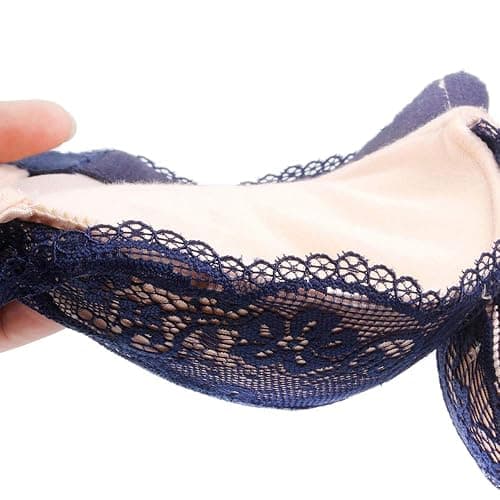 FallSweet Padded Push Up Lace Bras for Women Underwire | Lace Push Up Bra, Add 2 Cup Size for Small Chested Women, Full Coverage, Lift Up, Comfortable thumbnail 4