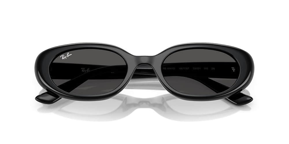 Ray-Ban Rb4441d Oval Sunglasses - Black/Dark Grey - 53 Millimeters thumbnail 6