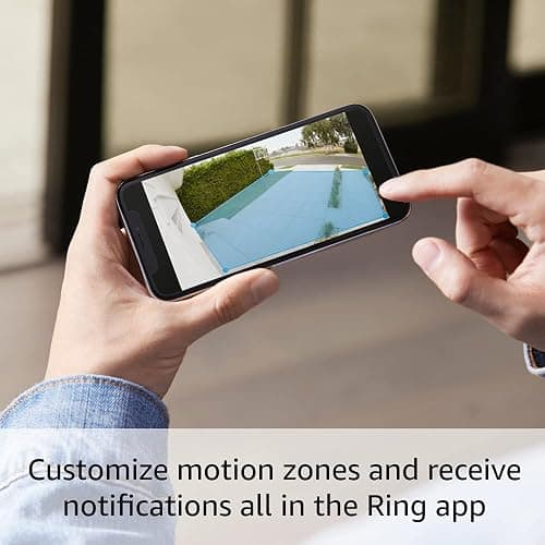 Ring Floodlight Cam Wired Plus — Outdoor home or business security with motion-activated 1080p HD video and floodlights, (2021 release) White thumbnail 3
