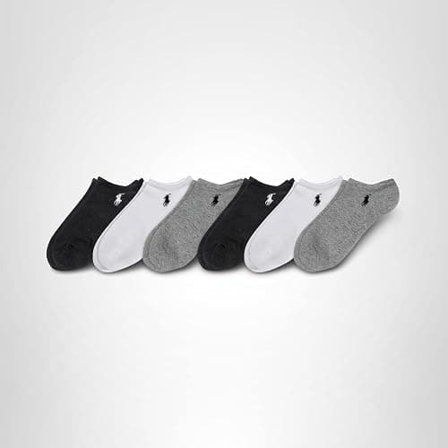 POLO RALPH LAUREN Women's Classic Sport Flat Knit Low-Cut Socks (6-Pack) thumbnail 7
