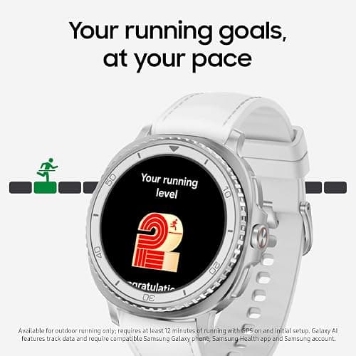 Samsung Galaxy Watch 8 Classic (2025) 46mm Bluetooth Smartwatch, Cushion Design, Rotating Bezel, Quick Button, Sleep Coaching, Running Coach, Energy Score, White [US Version, 2 Yr Warranty] thumbnail 6