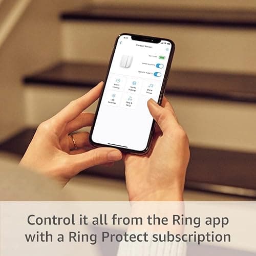 Ring Alarm Contact Sensor - 2nd Gen | Instant Window & Door Alerts | Approximately 3-Year Battery Life | Slim Design Fits Any Frame | Easy Installation | Base Station Required thumbnail 3