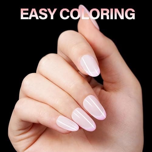AILLSA Short Oval Nail Tips Full Cover Clear Gelly Nails Tip Half Matte Acrylic Tips Pre-Filed Fake Press on Nail Tips for Extension Home DIY Salon Manicure 216PCS 12 Sizes thumbnail 5