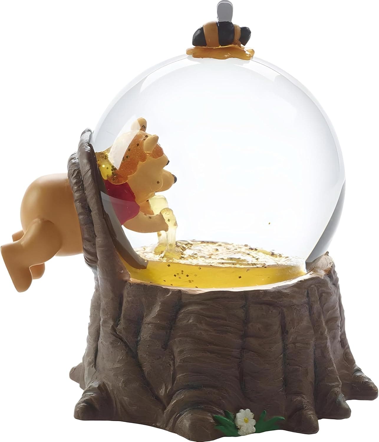 Pooh Bear - Figura de bola de nieve musical coleccionable con caja de música enrollada, resina de 5.5 pulgadas y vidrio, regalo de cumpleaños para fans y coleccionistas thumbnail 3