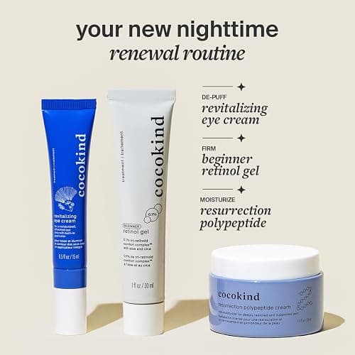 Revitalizing Eye Cream by Cocokind, Depuff & Reduce Fine Lines and Wrinkles, Cream for Firmer and Brighter Looking Eye Area, Hydrating with a Cool Metal Applicator Tip, 0.5 Fl Oz thumbnail 5