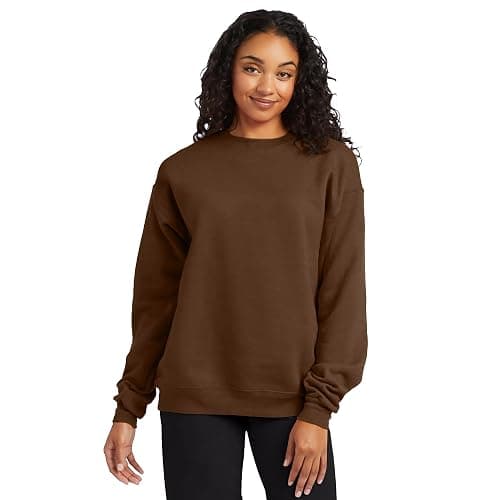 Hanes Men's Ecosmart Fleece Sweatshirt, Pullover Crewneck Sweatshirt, Big & Tall, 1 or 2 Pack thumbnail 3