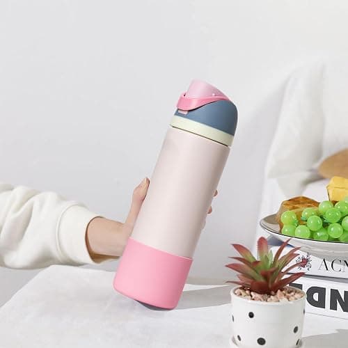 Lpaacat Silicone Boot for Owala 24 oz Water Bottle, Anti-Slip Protective Sleeve Bottom Cover for Owala Twist/FreeSip/Flip Stainless Steel Water Bottle(White) thumbnail 2