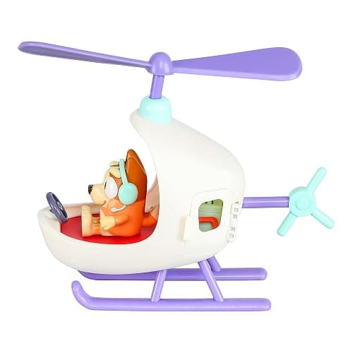 Bluey Vehicle & Figures Bingo’s Toy Helicopter Playset, Toddler Helicopter with Bingo Figurine and Accessory Toolkit, Vehicle Toys for Kids Age 3+ thumbnail 4