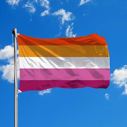 MEPLUM PRIDE 3x5 FT WLW Lesbian Flag Bundle for LGBTQ+ Accessories Present Celebration Parades Home Decor Party Supplies Festivals thumbnail 6