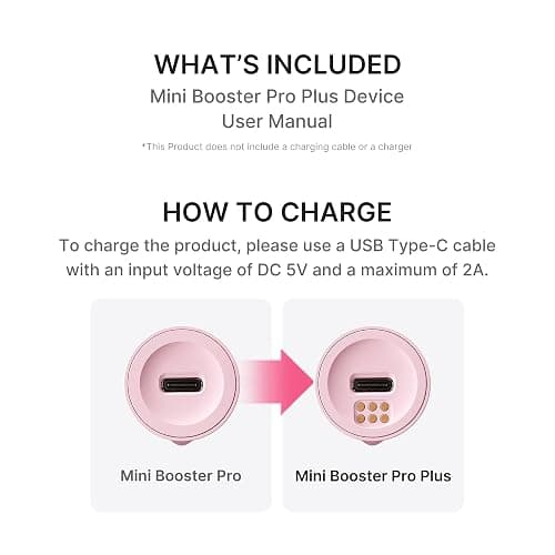 medicube Mini Booster Pro Plus | Facial Device for Radiant, Calming, and Bouncy-Looking Skin | Red, Blue, Purple 3-Mode | Portable Korean Skincare Device, At Home Care | Pink thumbnail 9