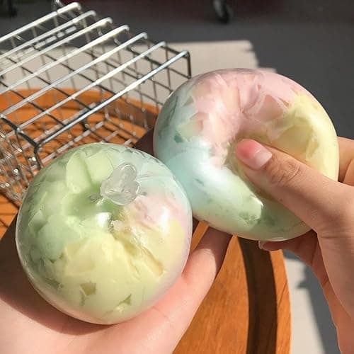Wax Cracking Squishies,Cracking Wax Ball Squishies | Soft Chocolate moldable Stress Balls with Crackable Texture, Slow Rising Sensory Balls for Adults thumbnail 4