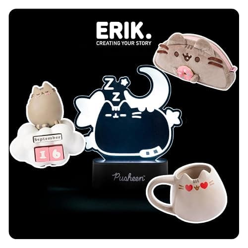 Grupo Erik Official Pusheen Lamp - Kawaii Stuff - Pusheen Gifts - Pusheen Gamer Girl Lamp - Pusheen The Cat Lamp - Baby Night Light - Cat Light thumbnail 6