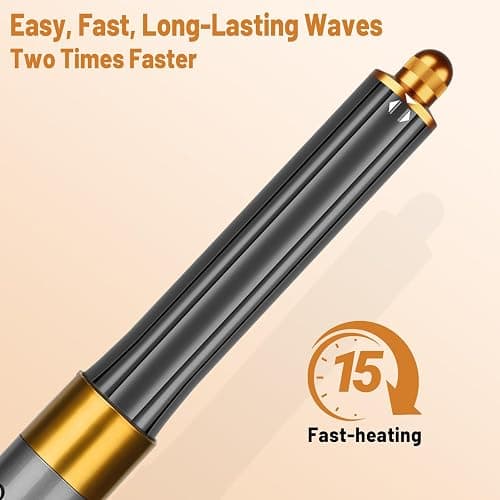 ZEPHBLOW 30MM Long Hair Curling Barrel Attachment Compatible with Dyson Airwrap HS01 HS05 HS08 Accessories, Automatic Curling Iron Curlers for Soft Inward Curls Voluminous Outward Waves thumbnail 5