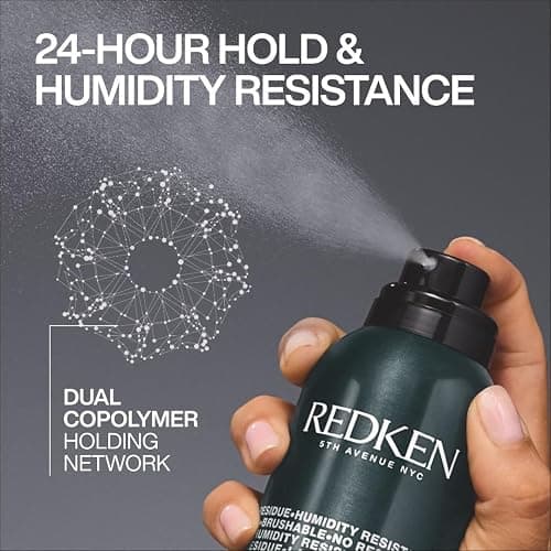 Redken Control Hair Spray 28 - Long-Lasting Style Memory For 24 Hours, Anti-Frizz & Maximum Hold, Humidity Resistance, For All Hair Types thumbnail 5
