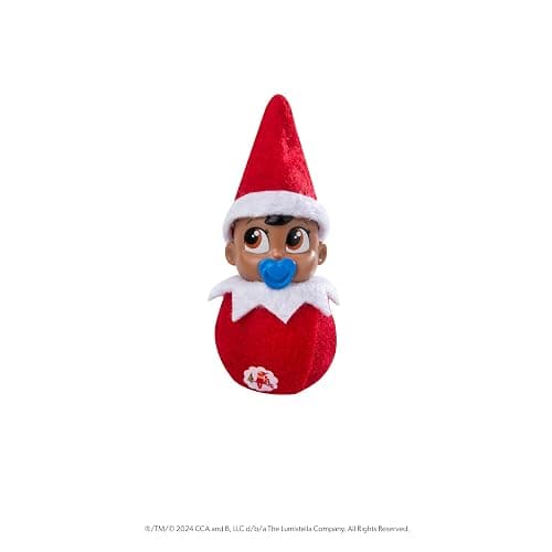 The Elf on the Shelf Frost Pips Mini Blooms Elf Baby Boy with Brown Eyes - Includes Frost Flower Cradle - for Ages 3 Years and Above thumbnail 6