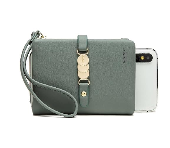 AOXONEL Womens Wallets Small Bifold Wristlet,Ladies Wallets for Card Coin,Change Purse with Wrist Strap | Small, Bifold, Wristlet, Card Coin, with Wrist Strap thumbnail 7