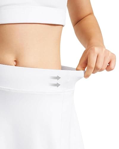 Stelle Girls Tennis Skirts with Pockets Athletic Skorts Inner Shorts High Waisted Sports Golf Running Skirt thumbnail 3