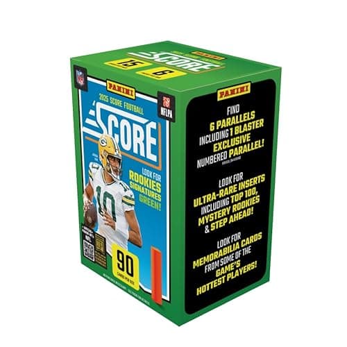 2025–26 Panini Score NFL Football Blaster Box – Official Trading Cards – Includes Rookie Cards, Parallels & Inserts – Sealed Retail Pack
