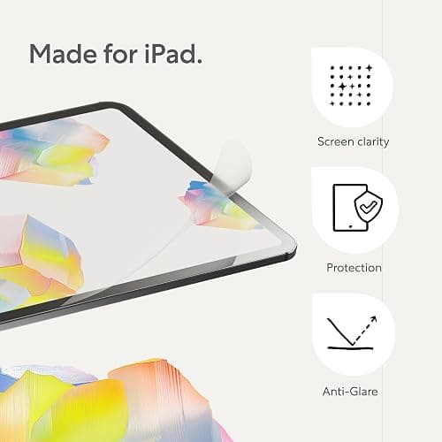 Paperlike 2.1 (2 Pieces) for iPad Pro 11" (2020/21/22) & iPad Air 10.9" (2020/22) - Transparent Screen Protector for Notetaking and Drawing like on Paper thumbnail 3