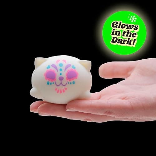 Schylling NeeDoh Sugar Skull Cool Cats - Sensory Squeeze Toy - Assorted Designs - (Pack of 1) thumbnail 7