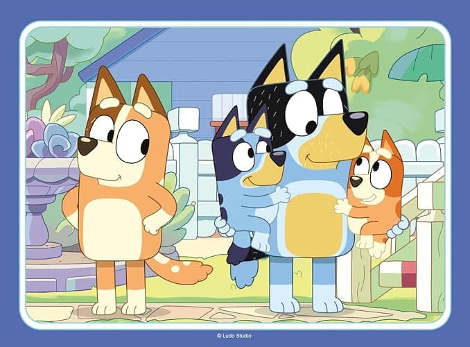 Ravensburger Bluey 4 in Box Jigsaw Puzzles for Kids Age 3 Years Up - 12, 16, 20 & 24 Pieces thumbnail 4