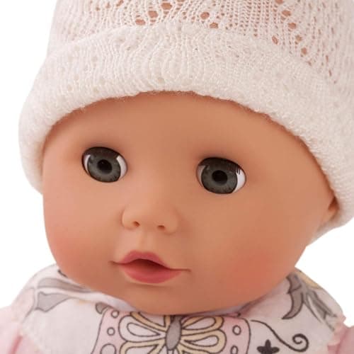 Götz 1320588 Muffin Baby Traumblume Puppe 33 cm Babypuppe Blaue Schlafaugen | 4-tlg, ohne Haare, Weichkörper, für Kinder ab 18 Monaten, waschbar, mit Schnuller thumbnail 2