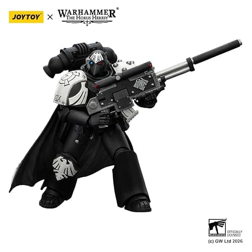 JOYTOY Raven Guard Warhammer 40K 1/18 Action Figures Raven Guard Mor Deythan Shade with Nemesis Bolt Rifle 4.84-Inch Collectible Model Model Birthday Gifts Warhammer Series Model thumbnail 6