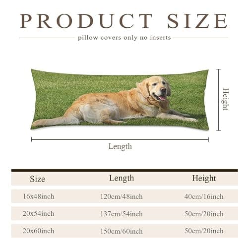 Custom Body Pillow Case Personalized Body Pillowcase with Picture Text Customize Throw Cushion Covers Two-Sides Design for Bed Anime Decor Love Keepsake Gift to Family Wife Husband Friends Pet 20x54in thumbnail 2