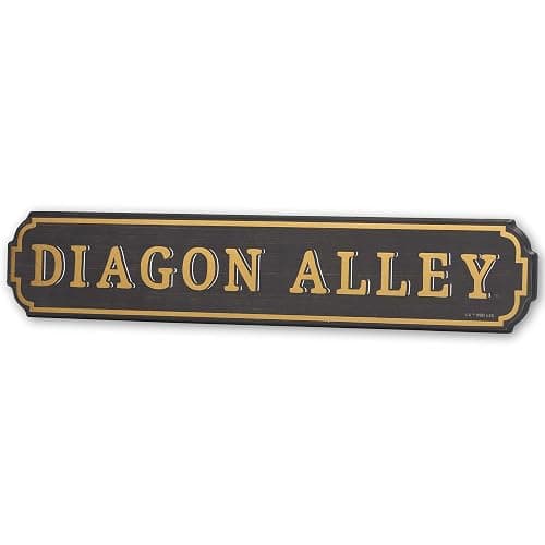 Harry Potter Diagon Alley Horizontal Wood Wall Decor - Fun Harry Potter Sign for Bedroom or Movie Room thumbnail 2