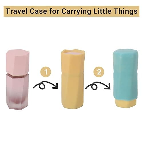 TRANOMOS 8 Pack Silicone Bottle Covers, Travel Essentials for Women Men, Travel Size Toiletries, Cruise Ship Essentials, Accessories Luggage, Travel Must Haves, Elastic Sleeves for Leak Proofing - 8PCS thumbnail 6