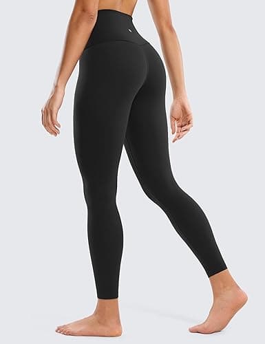 CRZ YOGA Butterluxe High Waisted Lounge Legging 25" - Buttery Soft Workout Yoga Pants for Women - Medium - Black thumbnail 2