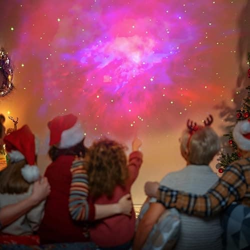 SFOUR Astronaut Galaxy Projector Night Light，Lights for Bedroom,Kids Room Decor Aesthetic, Adjustable Head Angle,Gift for Kids Adults Home Party Ceiling Decor，Christmas Gift thumbnail 2