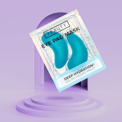 YEAUTY DEEP HYDRATION EYE PAD MASK, feuchtigkeitsspendende Augenpads mit Aloe Vera, Hyaluron und Vitamin E gegen trockene und spröde Haut, für eine optimal durchfeuchtete Augenpartie thumbnail 4