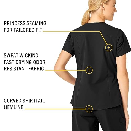 Carhartt Womens Women's Force® Modern Fit V-Neck Top thumbnail 4
