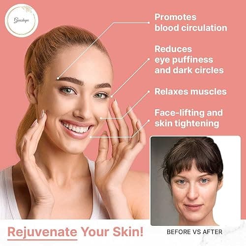 GUASHAPE Stainless Steel Gua Sha Facial Tools | Guasha Tool for Face Sculpting, Shaping, Reduce Puffiness, Tension Relief | Metal Gua Sha Body Tool | Silver thumbnail 3