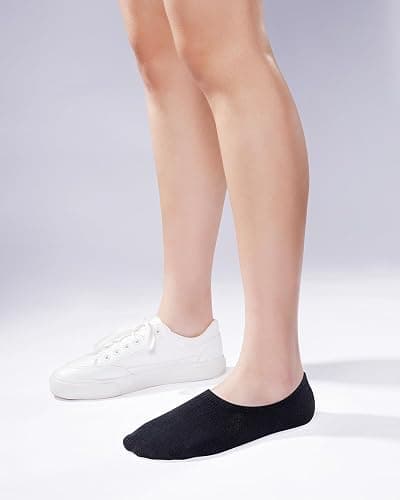 IDEGG No Show Socks Women & Men Low Cut Ankle Short Athletic Running Casual Invisible Liner Socks thumbnail 2