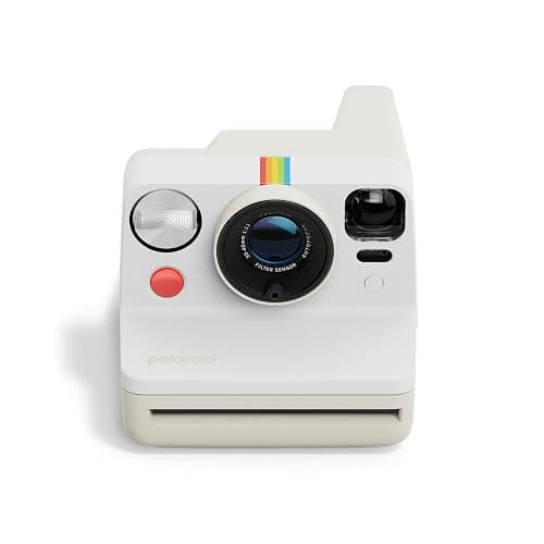 Polaroid Now 3rd Generation I-Type Instant Camera + Film Bundle - Now Pebble White Camera + 16 Color Photos (6561) thumbnail 2