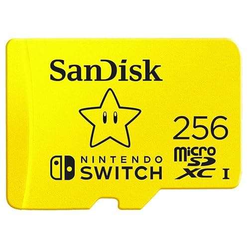 SanDisk 256GB microSDXC-Card, Licensed for Nintendo-Switch - SDSQXAO-256G-GNCZN - Image 1