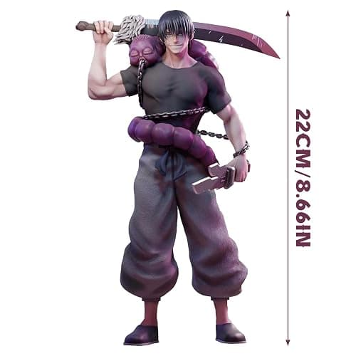 JJK Fushiguro Toji Figur, 22cm Action Figur | JJK Merch Charakter Modell, Stehende Position Action Figur,Desktop Ornamente Model Collection für Fans Geschenk thumbnail 3