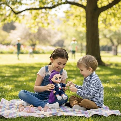FUFUFA 26CM Singing Doll with 5D Eyes, Fashion Character Doll For Doll Fans, Birthday Gifts thumbnail 6