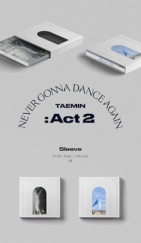 TAEMIN [NEVER GONNA DANCE AGAIN : ACT 2] 3rd Regular Album RANDOM VER. 1p CD+1p Sleeve+1p Photo Book+1p Photo Card +1p Poster(On pack)+1p Unpublished Content+TRACKING CODE K-POP SEALED thumbnail 2
